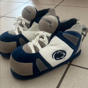 Kids Blue and Gray Slippers